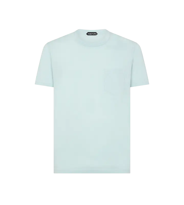 COTTON SILK CREW NECK T-SHIRT online